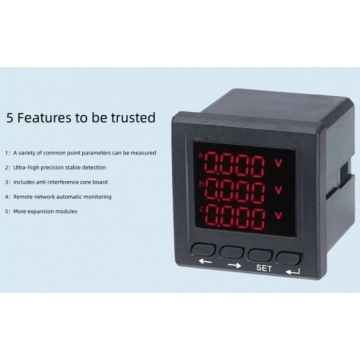 Dreiphasen -Panel -Amperemeter -Drei -Phase -Amperemeter