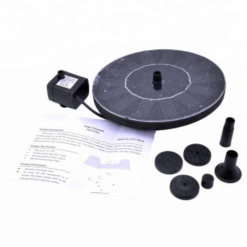 Outdoor Garden Solar Fountain Pump for Pool and Landscape