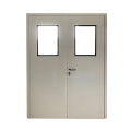 Porte à double porte en aluminium Porte de salle blanche