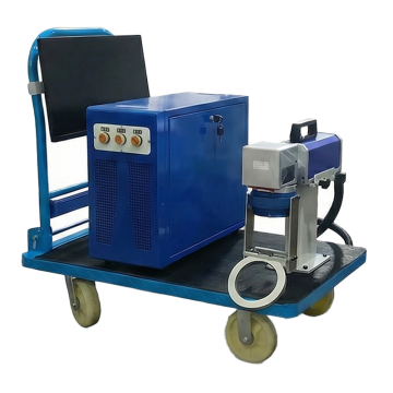 Machine de marquage laser à fibre MOPA portative 50-100W