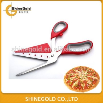 Multifunction pizza cutter scissor