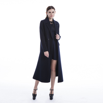 Pure cashmere overcoat in winter