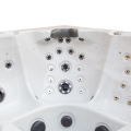 whirlpool bathtub spa hot tub with foot massager