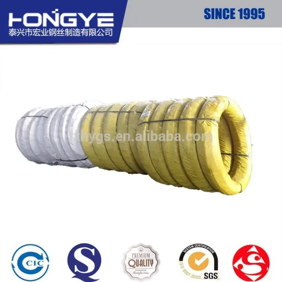 JIS G3521 65mn spring steel wire in coil