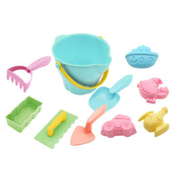 Customized Summer Outdoor Sand Bucket and Spade Sets for Beach Toys