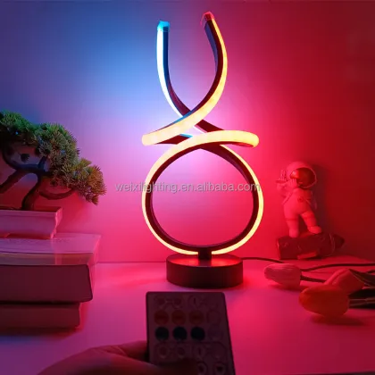 Sound Rhythm RGB Seven Color Bluetooth Desk Lamp for Live Broadcast Rooms