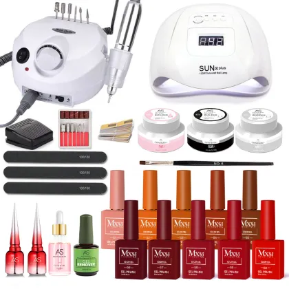 AS Private Label Professional Gel Nail Polish Kit with Manicure Tools