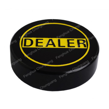 custom wholesale new casino Acrylic black Dealer Button