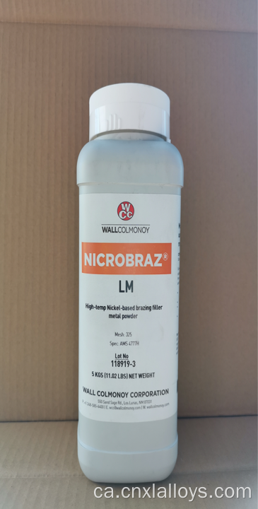 Característiques del producte Nicrobraz LM