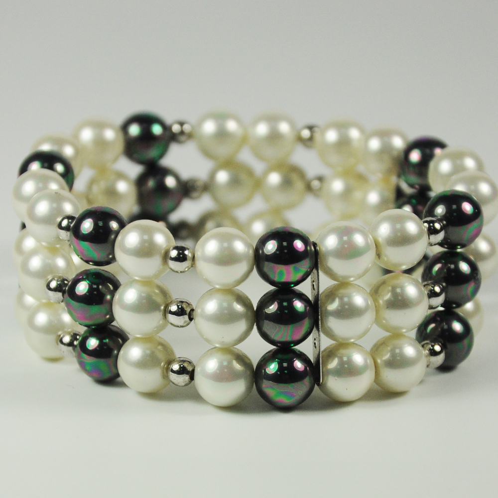 Pearl Beaded Cuff Bracelet Fashion Jewelry