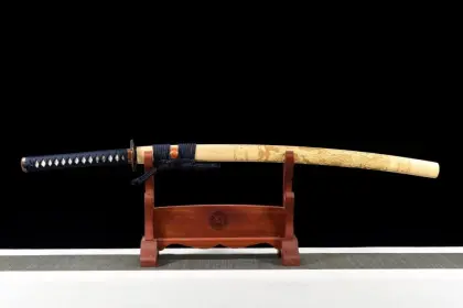 Japanese Samurai Katana Eagle Soaring in the Sky