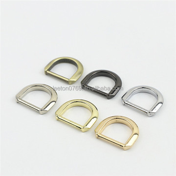 16mm Zinc Alloy Horseshoe D Buckle - 6 Colors, High-Quality for Leather Bags