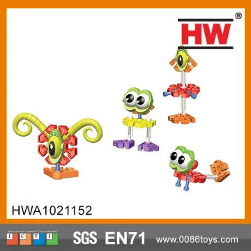 Funny Kids Plastic Building Pipe Toys