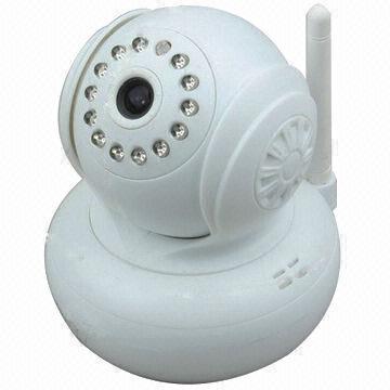 Economic wireless IPC camera, P2P, robot design with pan and tilt, supports internal DVR up to 32GB