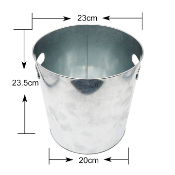 Silver Ice Bucket Cooler for Beer - Perfect for Parties