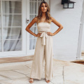 Women's Tube Top Strapless Jumpsuit