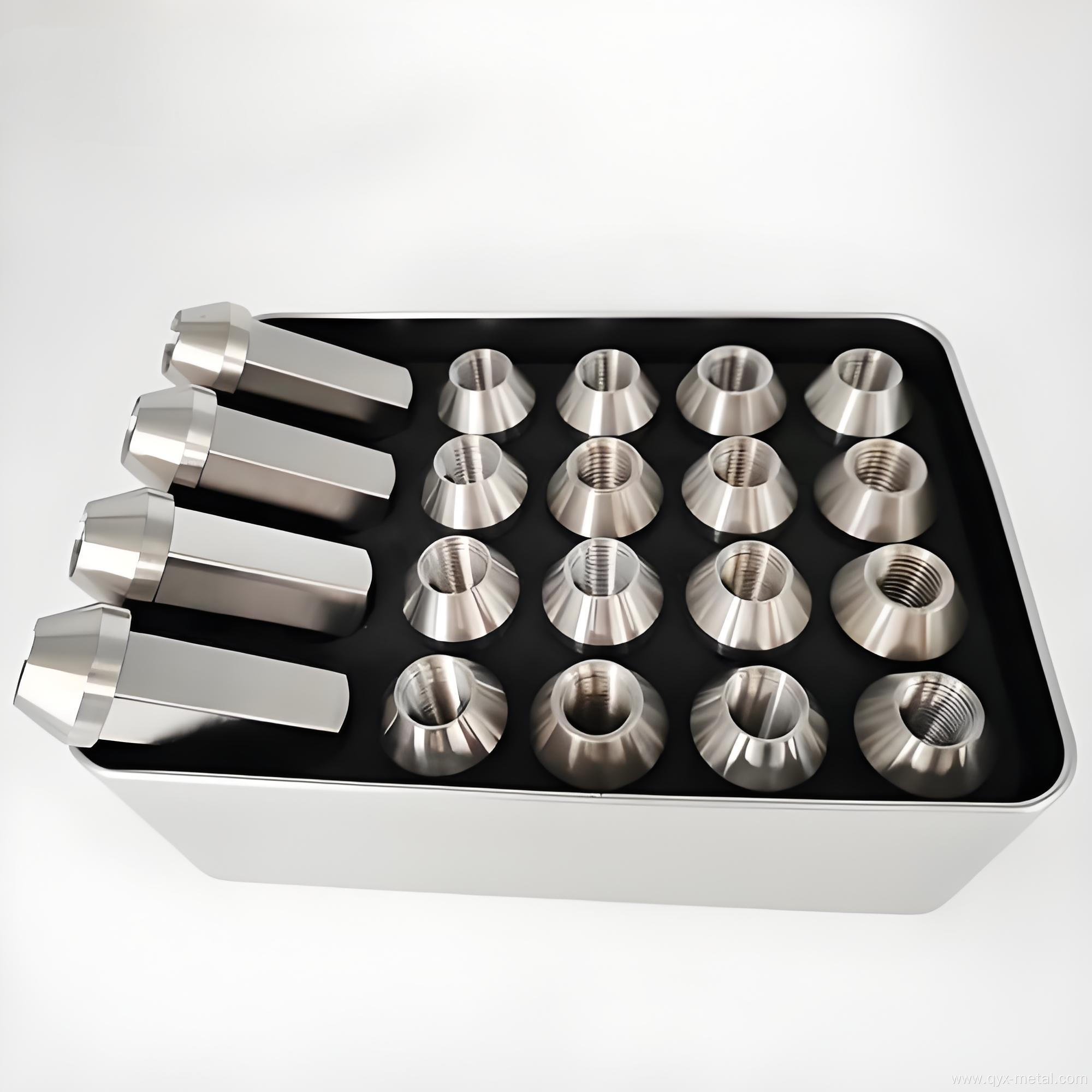 Colorful Titanium Wheel Hub Nuts For Automotive Modification