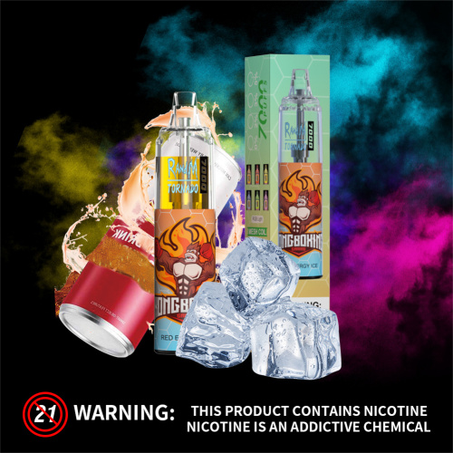 RandM Tornado 7000 Peach blueberry candy Vape