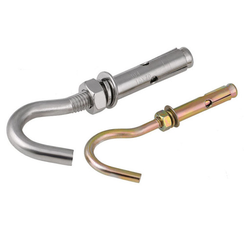 Zinc Plated J Hook Expansion Anchor Bolt Title: Zinc Plated J Hook Expansion Anchor Bolts: Secure and Corrosion-Resistant Fastening Solutions