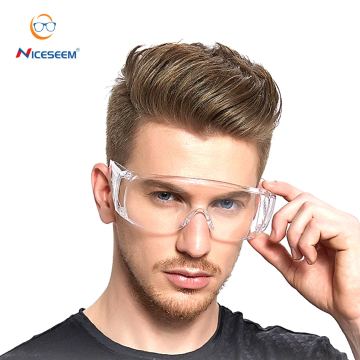 New Style Clear Anti-Fog Work Glasses ANSI Z87.1 Safety Goggles with Side Shields