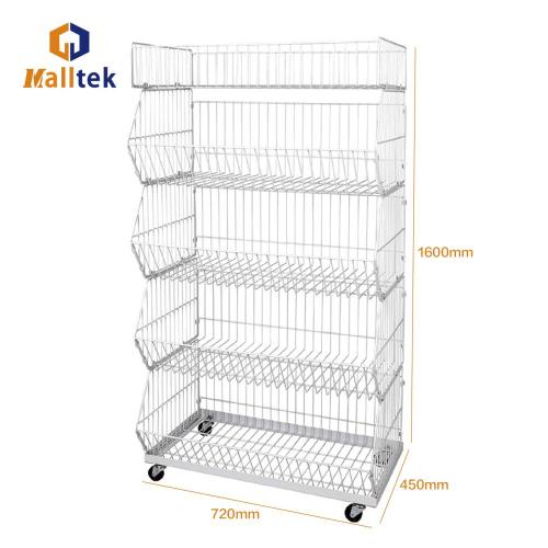 Retail Shop Mesh Metal Wire Promotion cage