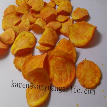 Healthy fried snacks vf carrot chip