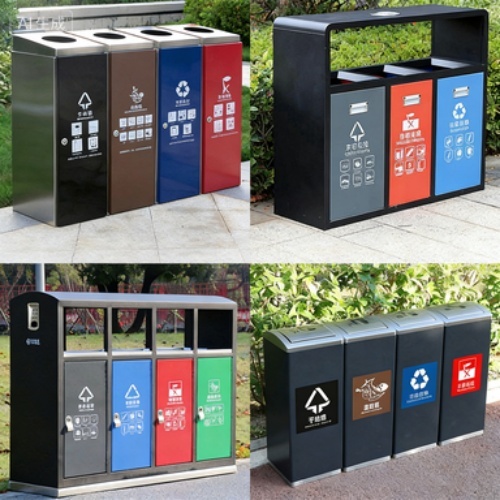 Stainless Steel Waste Bin for Parks and Scenic Areas