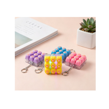 Charming Cat Paw Mechanical Fidget Keychain Gift Idea