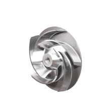 Investment casting centrifugal turbine impeller