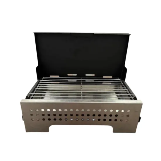 Outdoor Garden Large Gas and Charcoal Grill Combo - Smokeless BBQ Commercial Grill