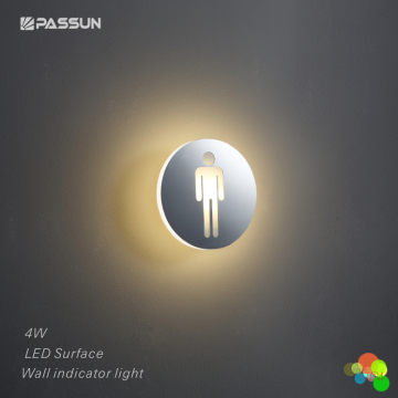 LED Toilet Status Indicator Lamp for Hotel Decoration