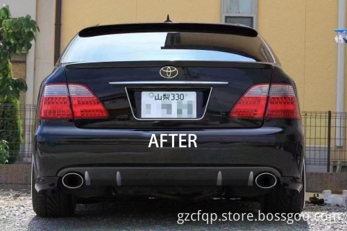 Rear Lip Bumper Upgrade Kit for Toyota Crown GRS182 188 Body Kit