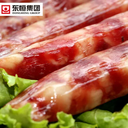 Garlic-flavored sausage, sweet-flavored sausage