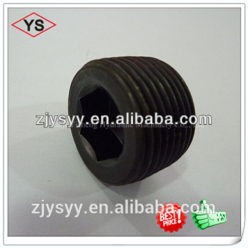 Carbon steel blackening NPT male hollow hex plug
