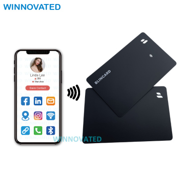 Plastic Custom Touch and Go Business Card with NFC Chip