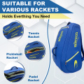 Waterproof PU Leather Padel Paddle Bag Sports Backpack