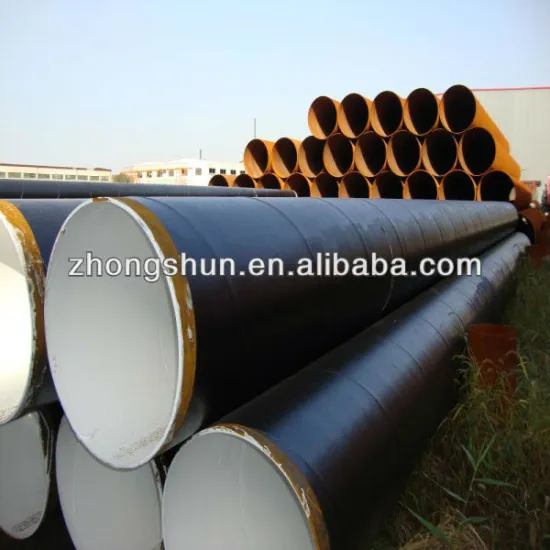 SSAW API 5L x52 line pipe with 2PE coating