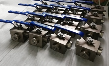 3 way floating ball valve