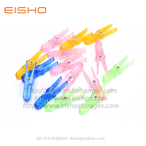EISHO Farbige Mini-Kunststoff-Wäscheklammern für die Wäscherei