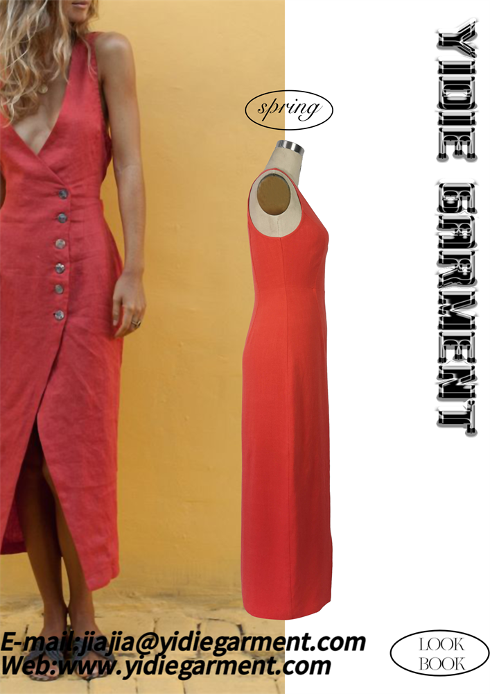 Sleeveless Causl Dress Png