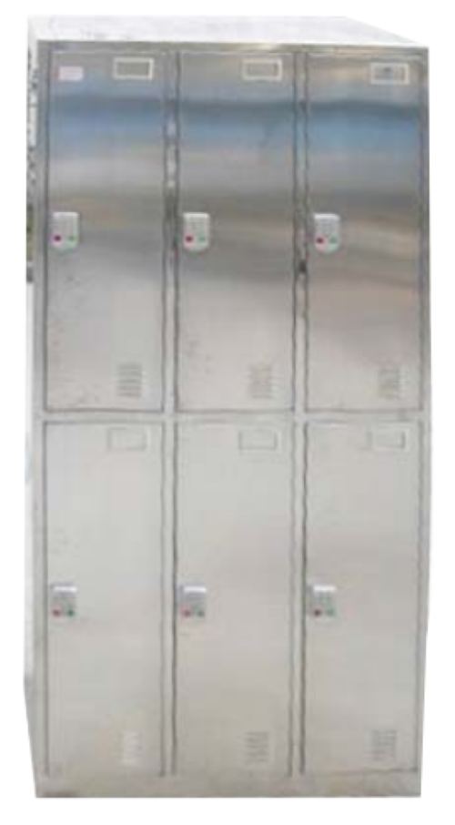 Cleanroom Stainless Gowning Cabinet