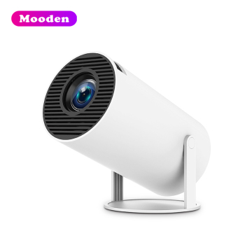 L HY300 Pro-A 4K Android 13 Mini Projector - WiFi BT5.0, 160 Lumens, Portable Home Theatre