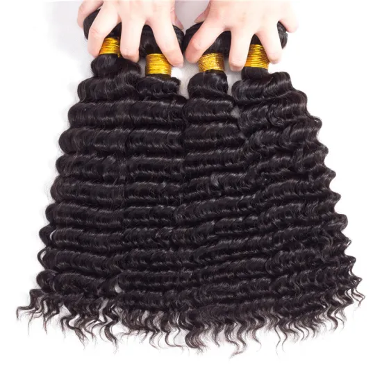 100% Unprocessed Brazilian Virgin human Hair deep wave latest hair weaves for black women