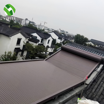 YST Sunshine Room Electric Insulation Telescopic Canopy Curtain