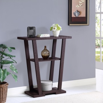 Wooden Reclaimed 2-Tier Modern Bed Side Table