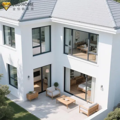 Villa Facade Casement Windows