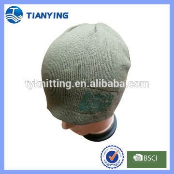 hot selling acrylic printed knitted hat