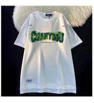Chenille embroidered T-shirt