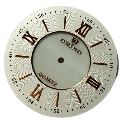 Dial de reloj de diseño elegante de diseño personalizado