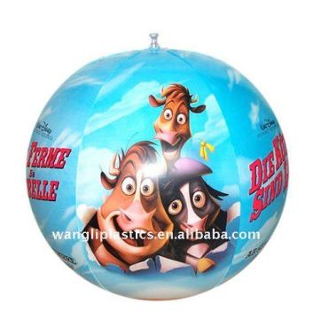 PVC Inflatable Advertising Cartoon Beach Ball